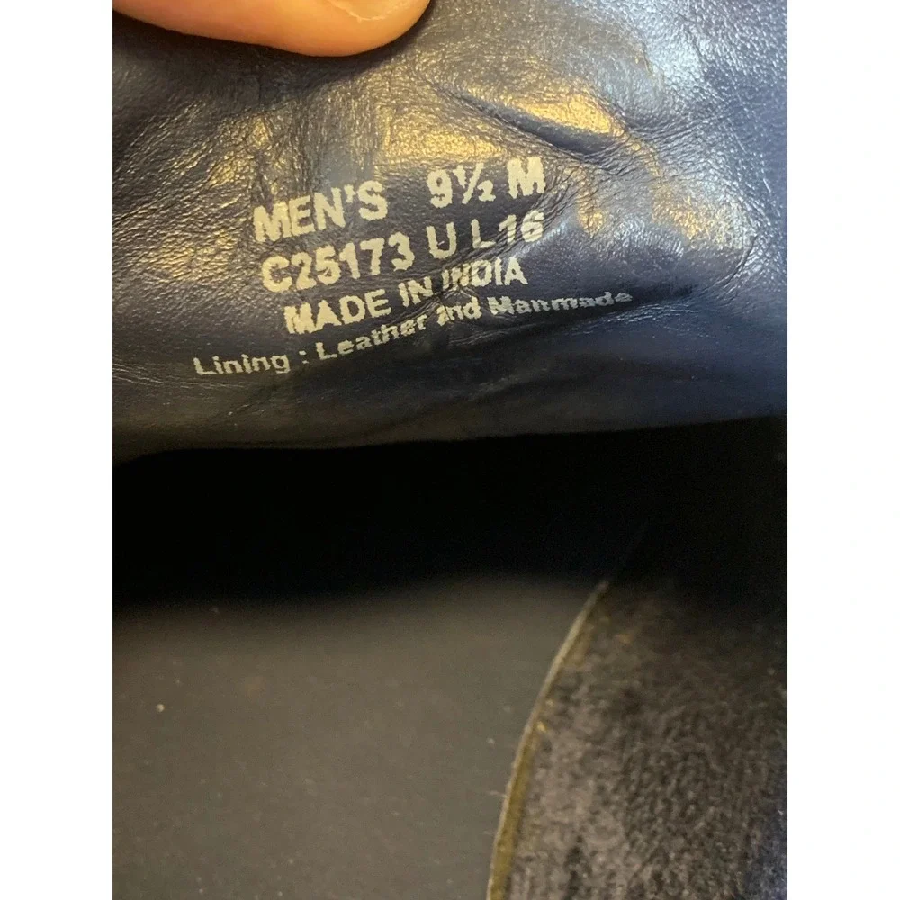 Cole‎ Haan Mens Grand Evolution Navy Blue Suede Wingtip Oxford Shoes  9.5 M